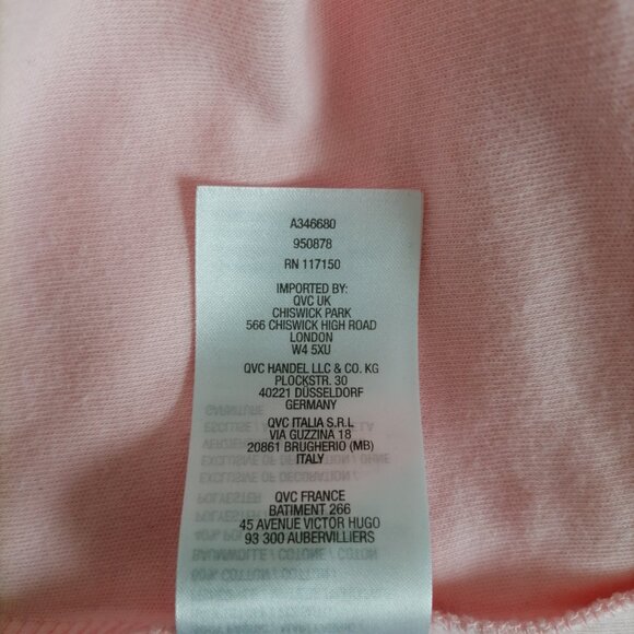 NWT Qucckers Factory Womens Salmon Pink Embellished Embroidered Tassel Top Sz L - Picture 8 of 8